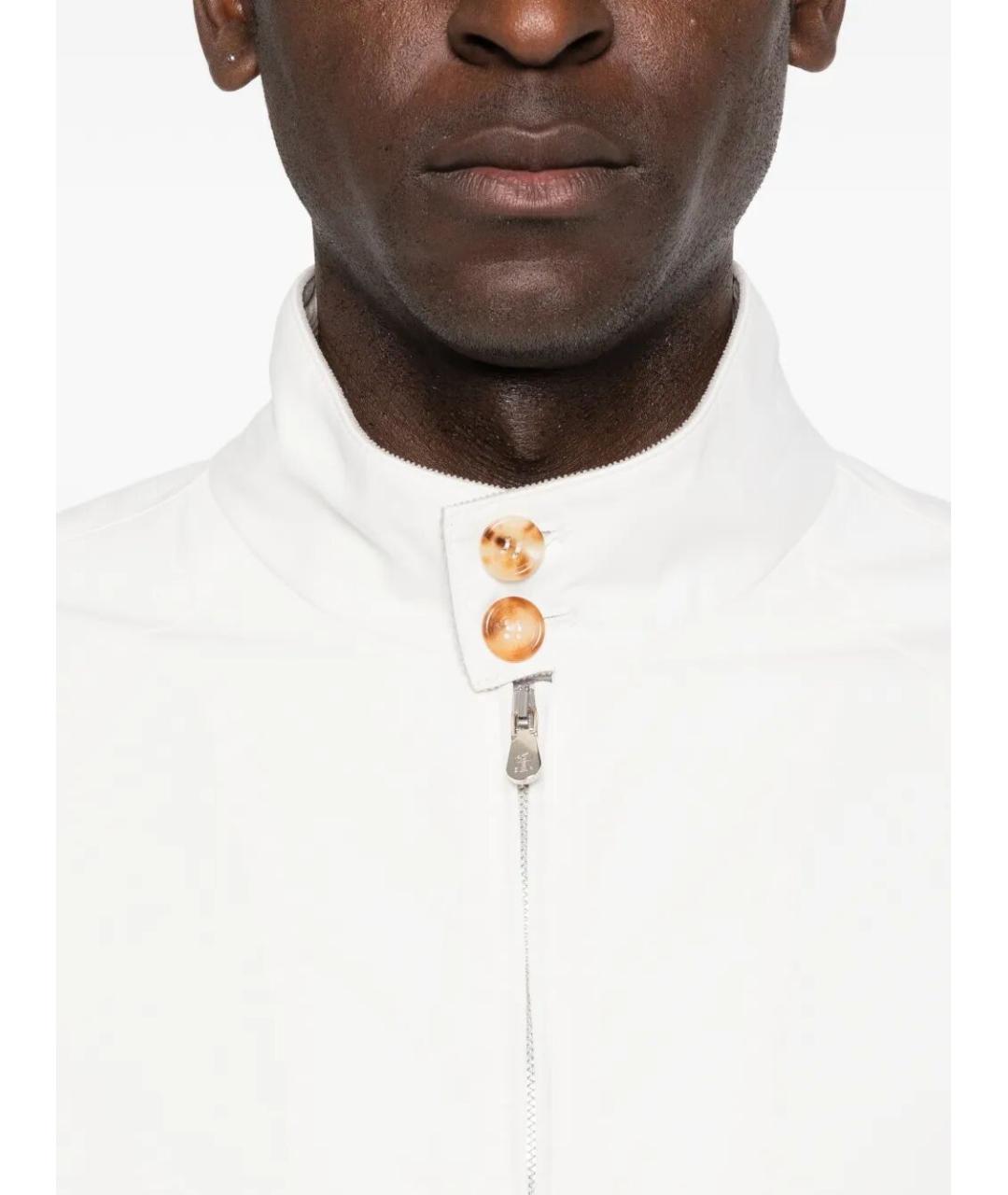 BRUNELLO CUCINELLI Белая хлопковая куртка, фото 3