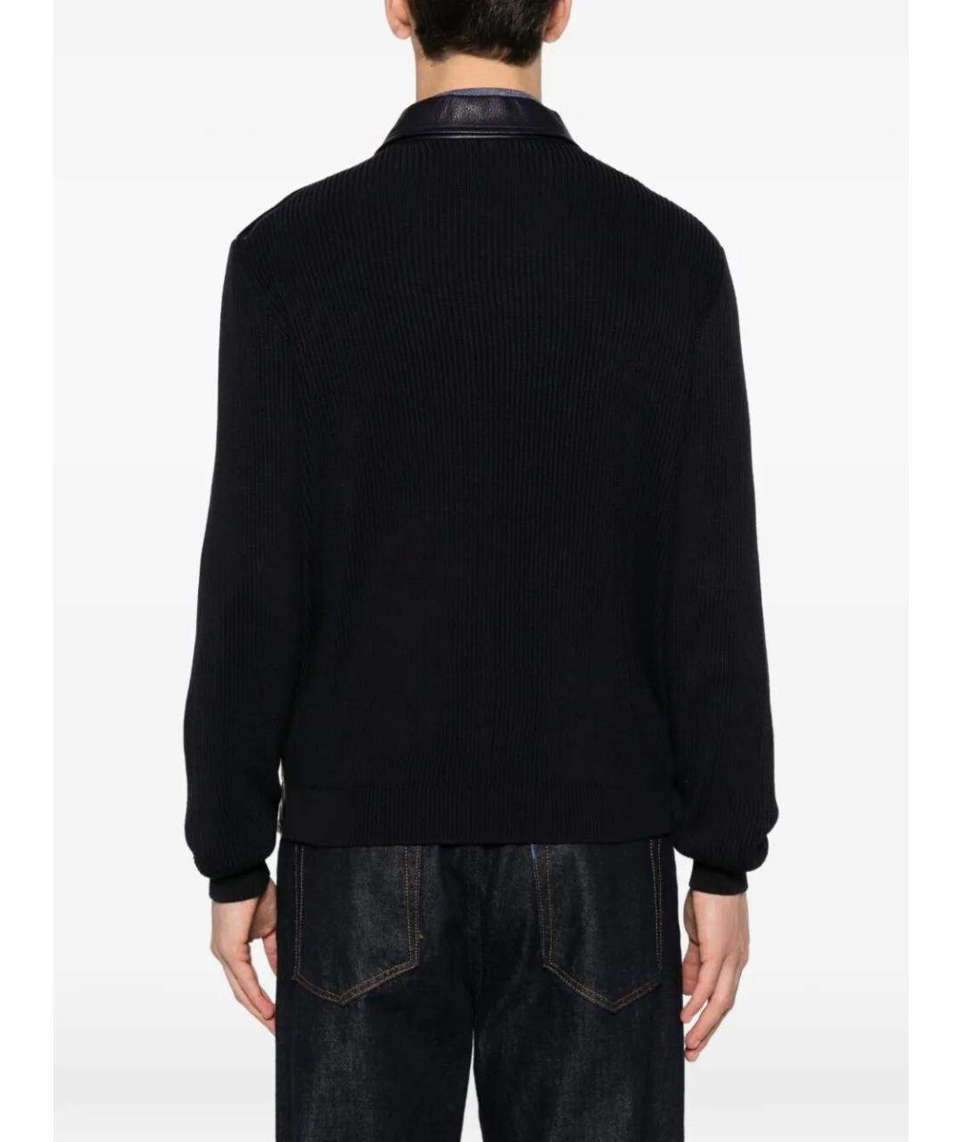 BRUNELLO CUCINELLI Черная кожаная куртка, фото 3