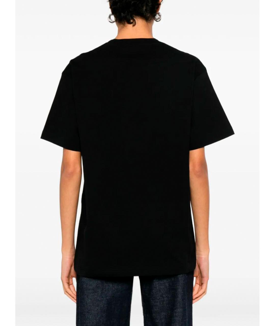 GUCCI Черная хлопковая футболка, фото 3
