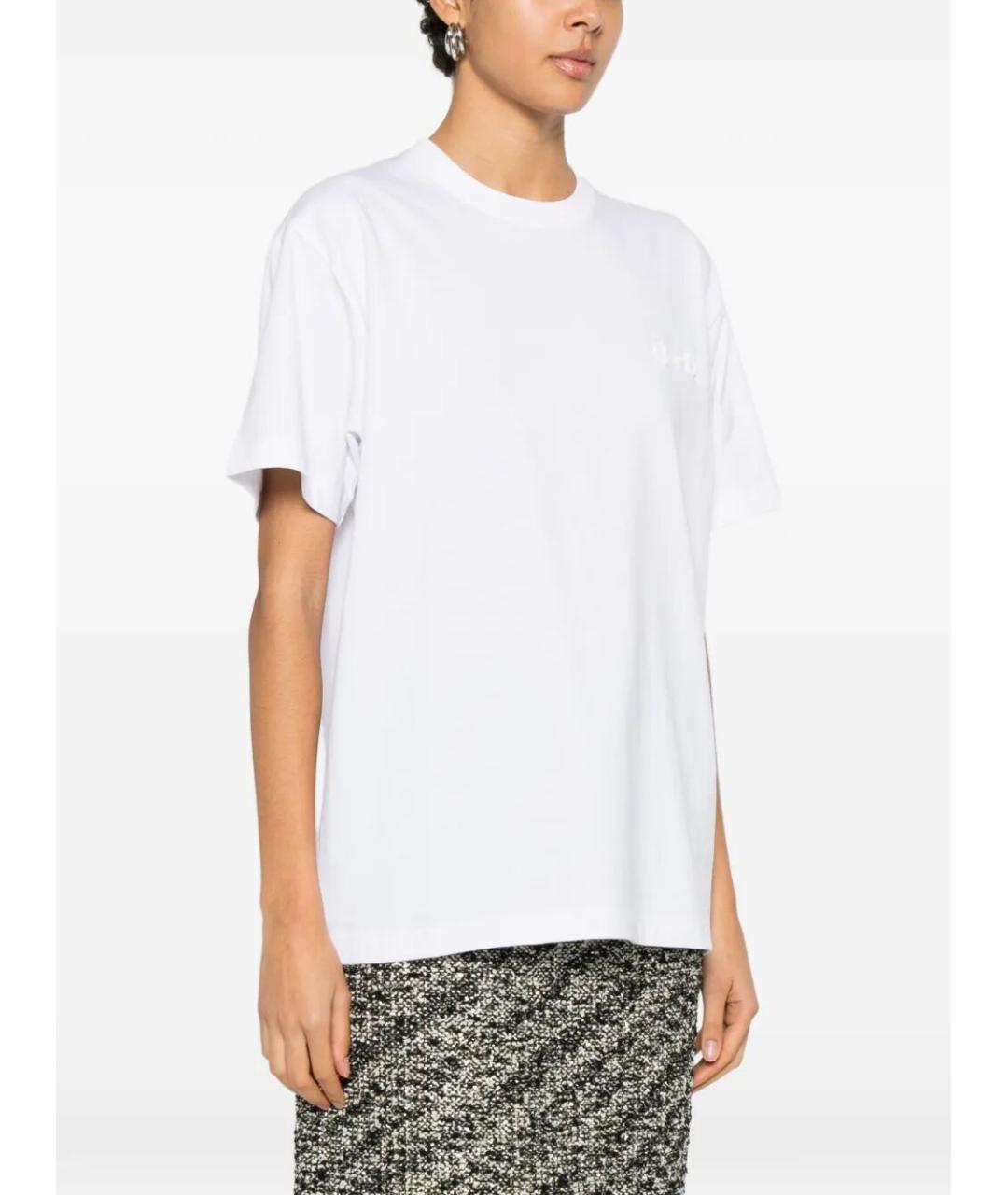 GUCCI Белая хлопковая футболка, фото 4