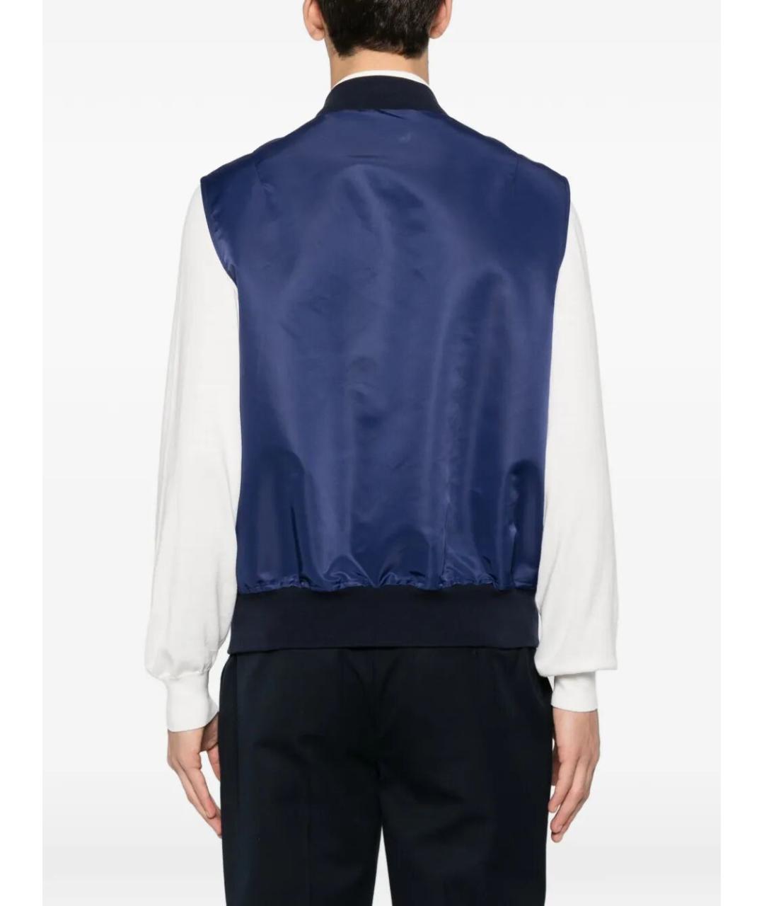 BRUNELLO CUCINELLI Синий полиамидовый жилет, фото 3