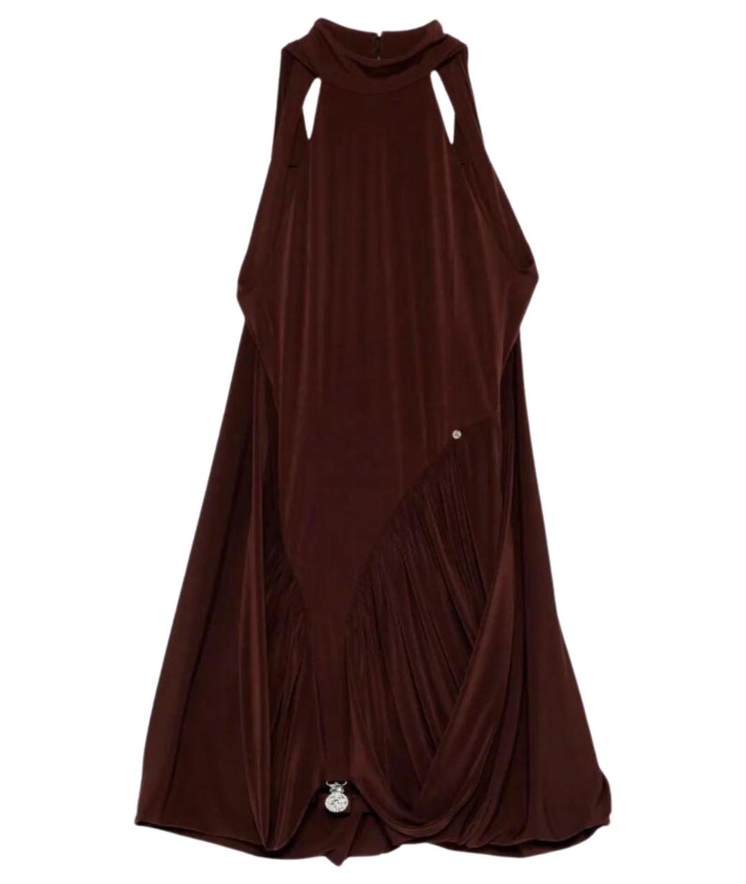 NISSA Коричневое полиэстеровое коктейльное платье, фото 1