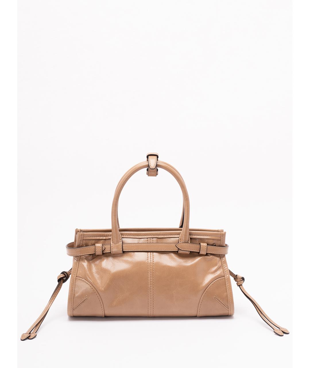 PRADA Бежевая кожаная сумка тоут, фото 2