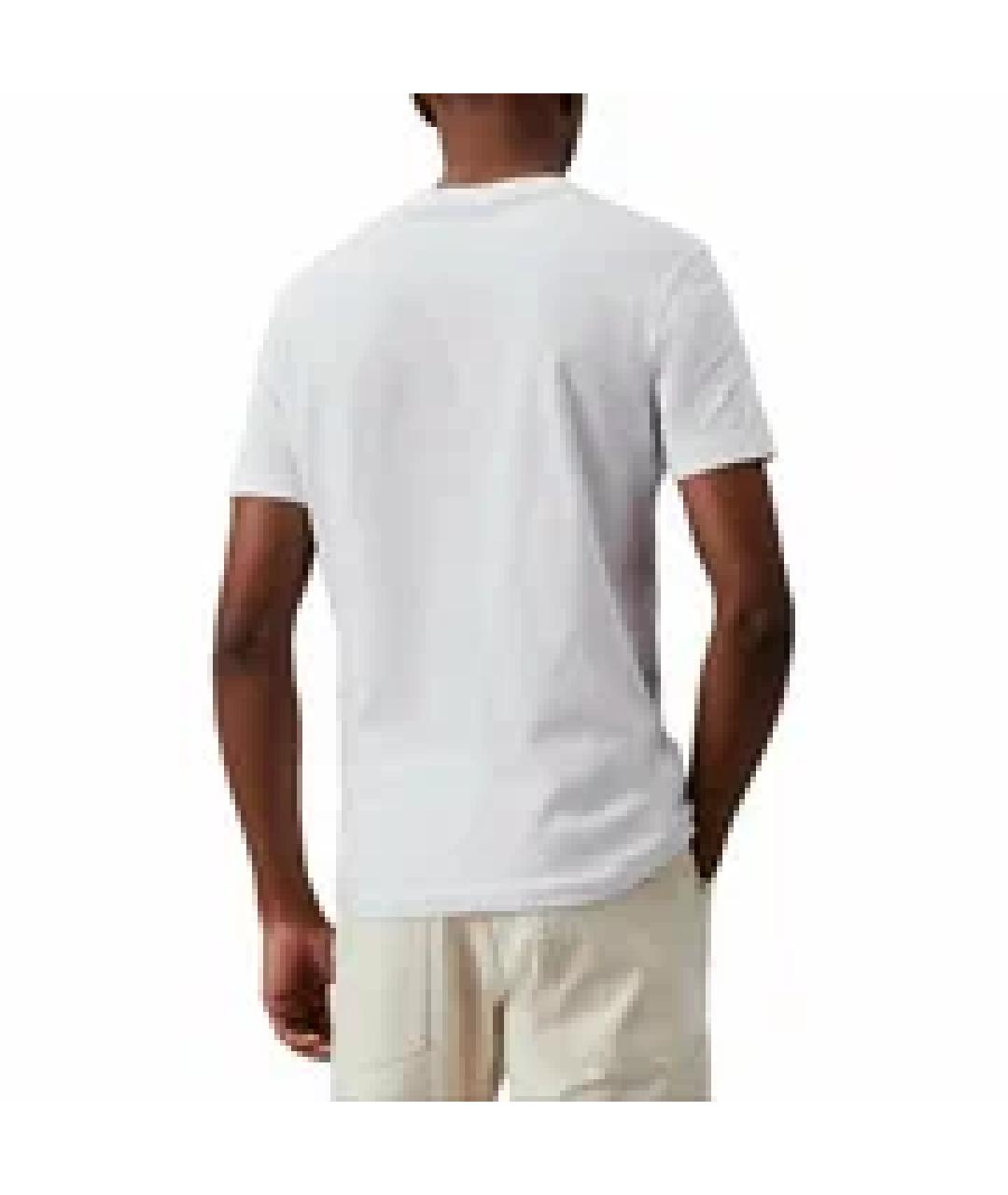 CALVIN KLEIN Белая хлопковая футболка, фото 9