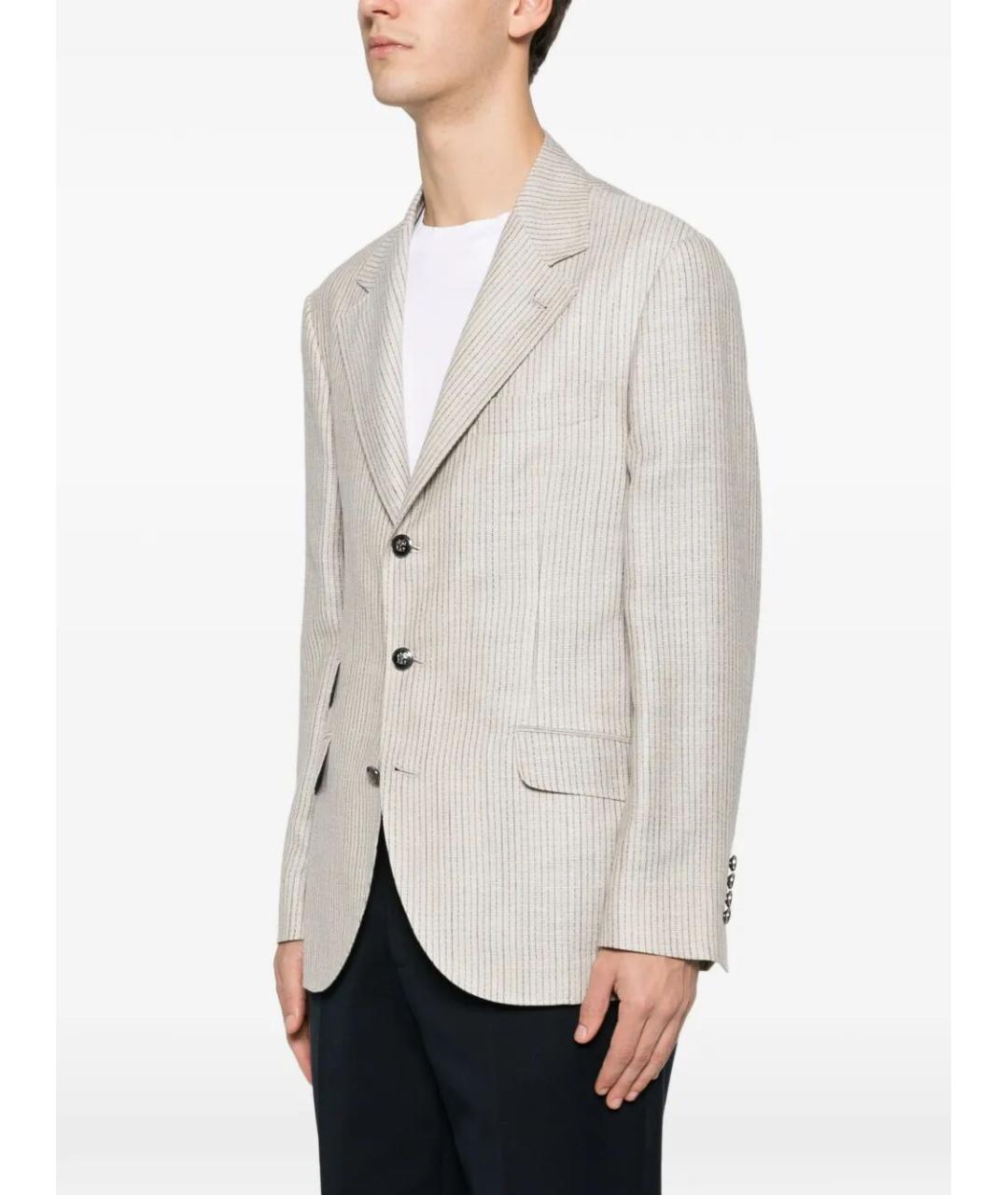 BRUNELLO CUCINELLI Мульти шерстяной пиджак, фото 4