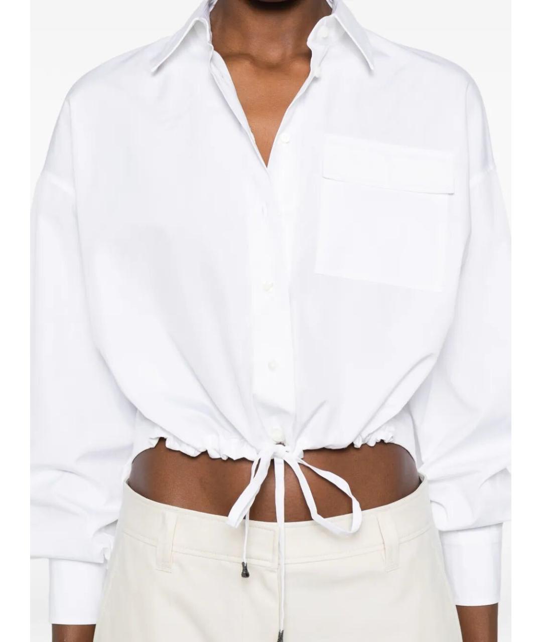 BRUNELLO CUCINELLI Белая хлопковая рубашка, фото 3