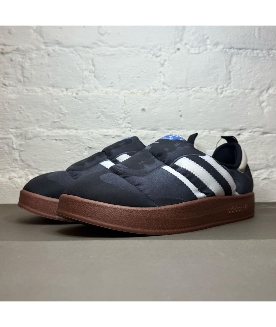 ADIDAS Черные синтетические низкие кроссовки / кеды, фото 2