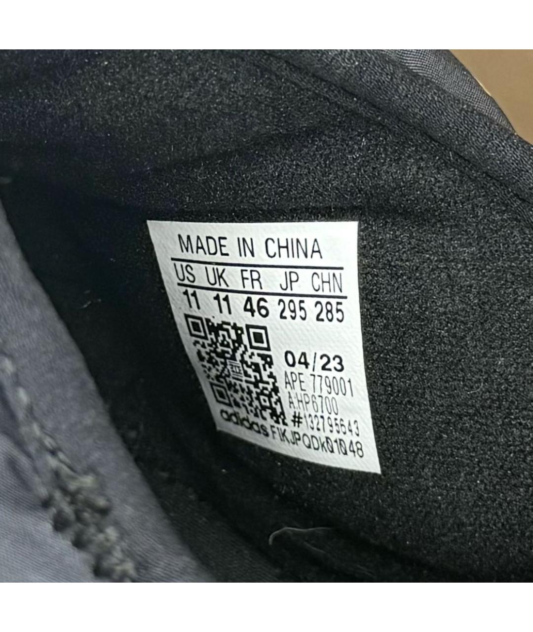 ADIDAS Черные синтетические низкие кроссовки / кеды, фото 6