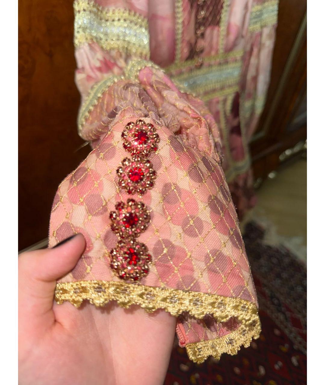 ZIMMERMANN Коралловое льняное коктейльное платье, фото 4