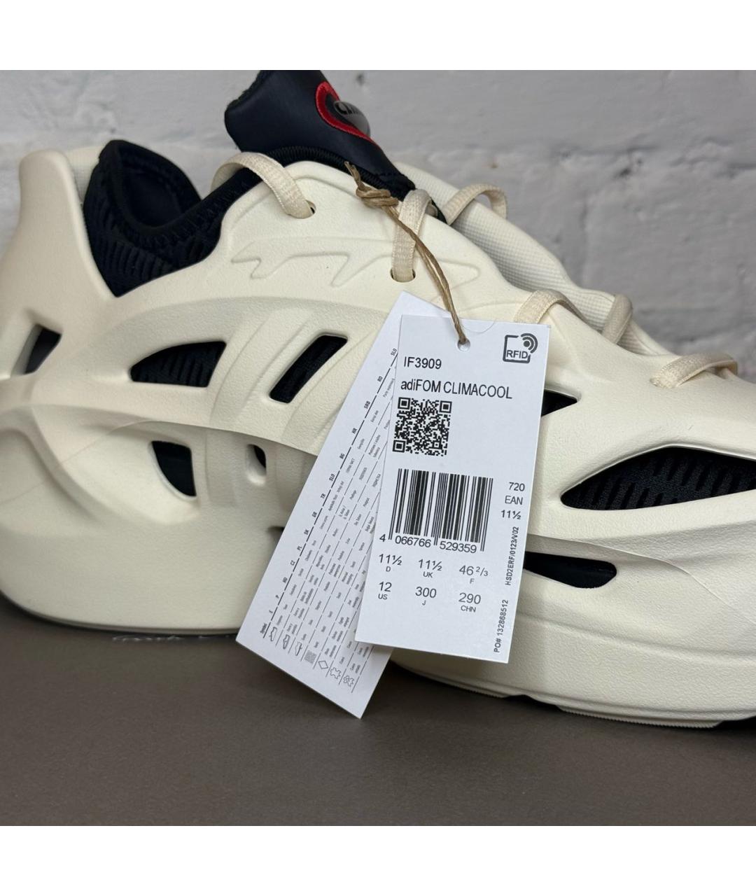 ADIDAS Белые синтетические низкие кроссовки / кеды, фото 5