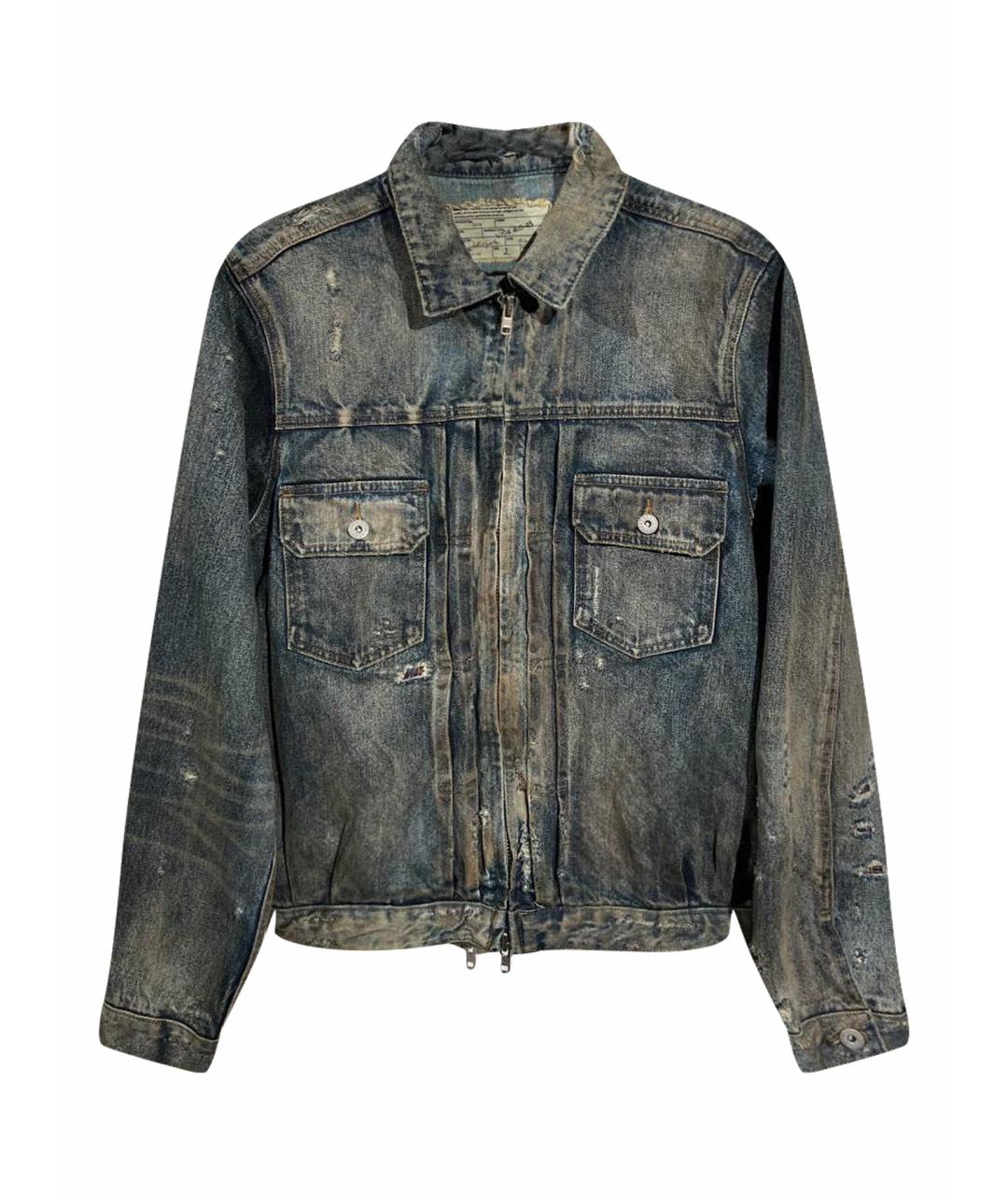 NO/FAITH STUDIOS Синяя деним куртка, фото 1