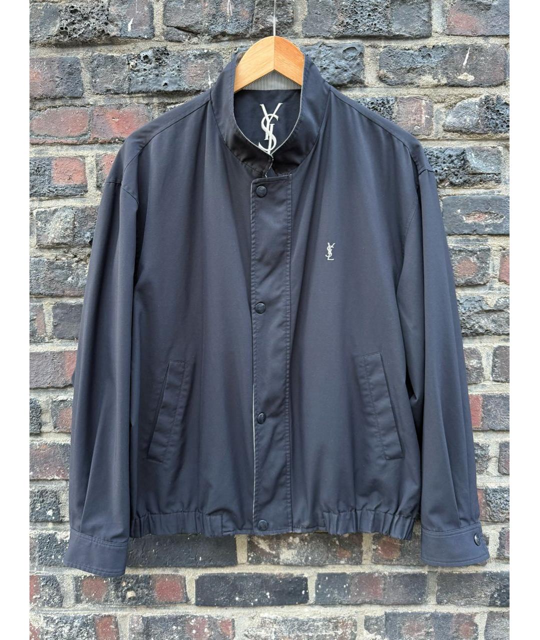 SAINT LAURENT Темно-синяя куртка, фото 9
