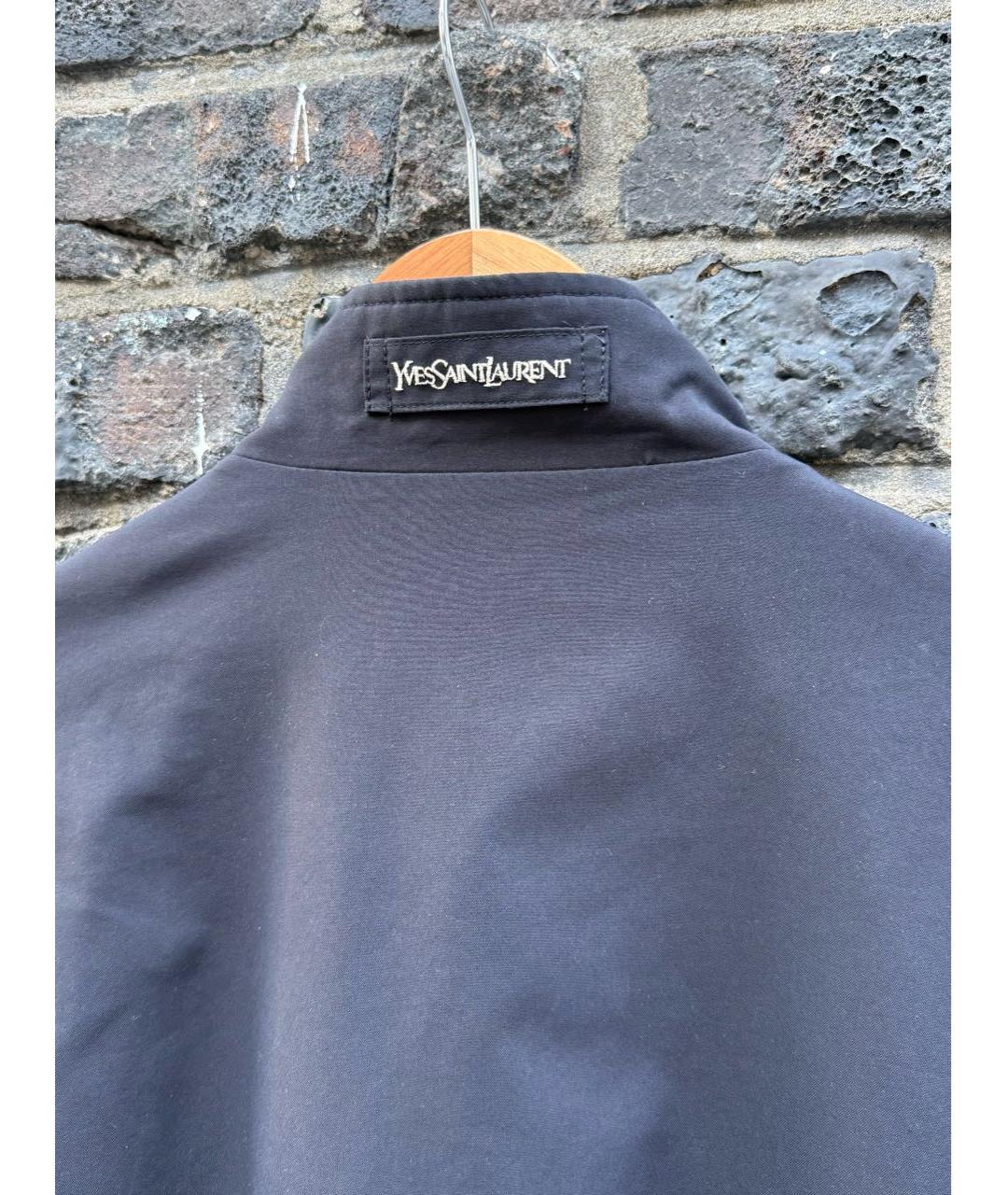 SAINT LAURENT Темно-синяя куртка, фото 5