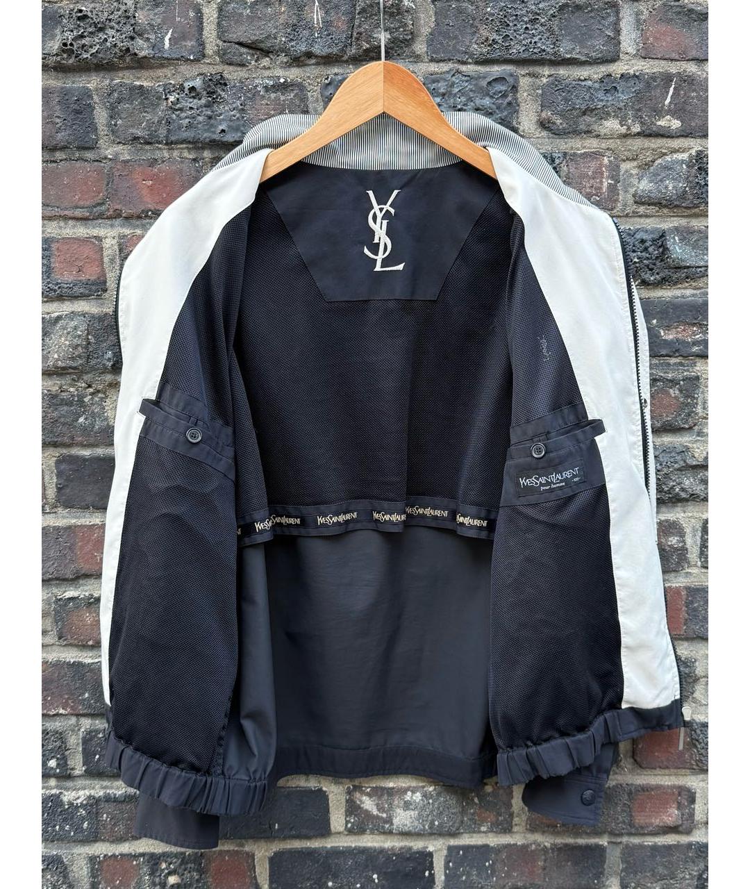 SAINT LAURENT Темно-синяя куртка, фото 6