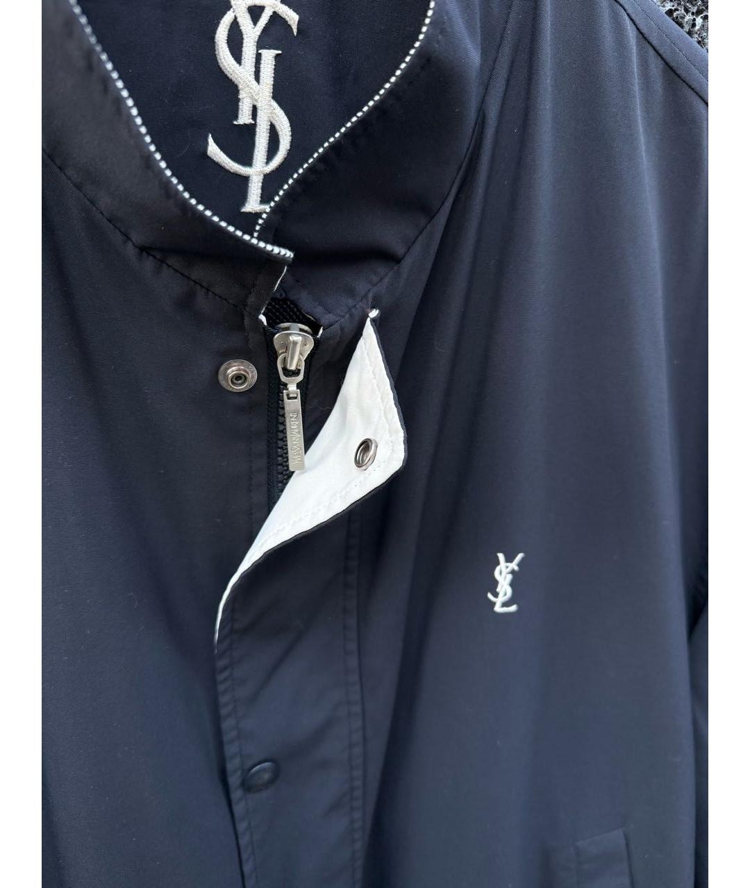 SAINT LAURENT Темно-синяя куртка, фото 2
