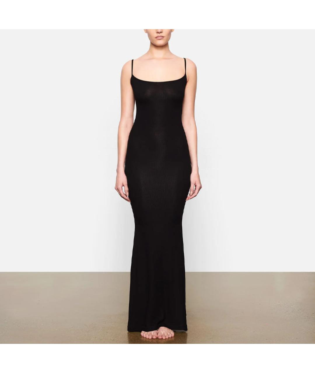 SKIMS Черное повседневное платье, фото 4