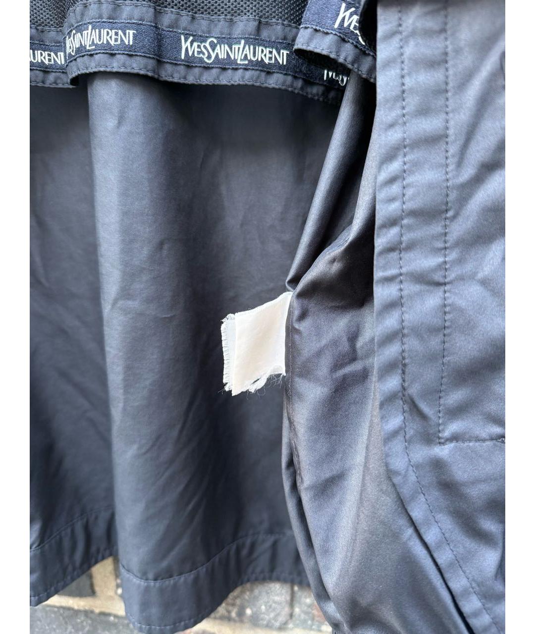 SAINT LAURENT Черная хлопковая куртка, фото 8