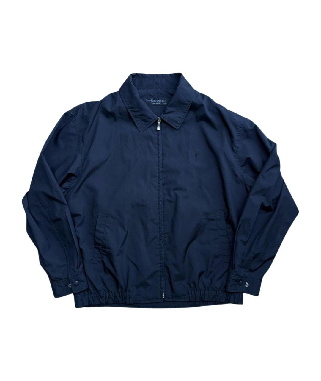 SAINT LAURENT Черная хлопковая куртка, фото 1