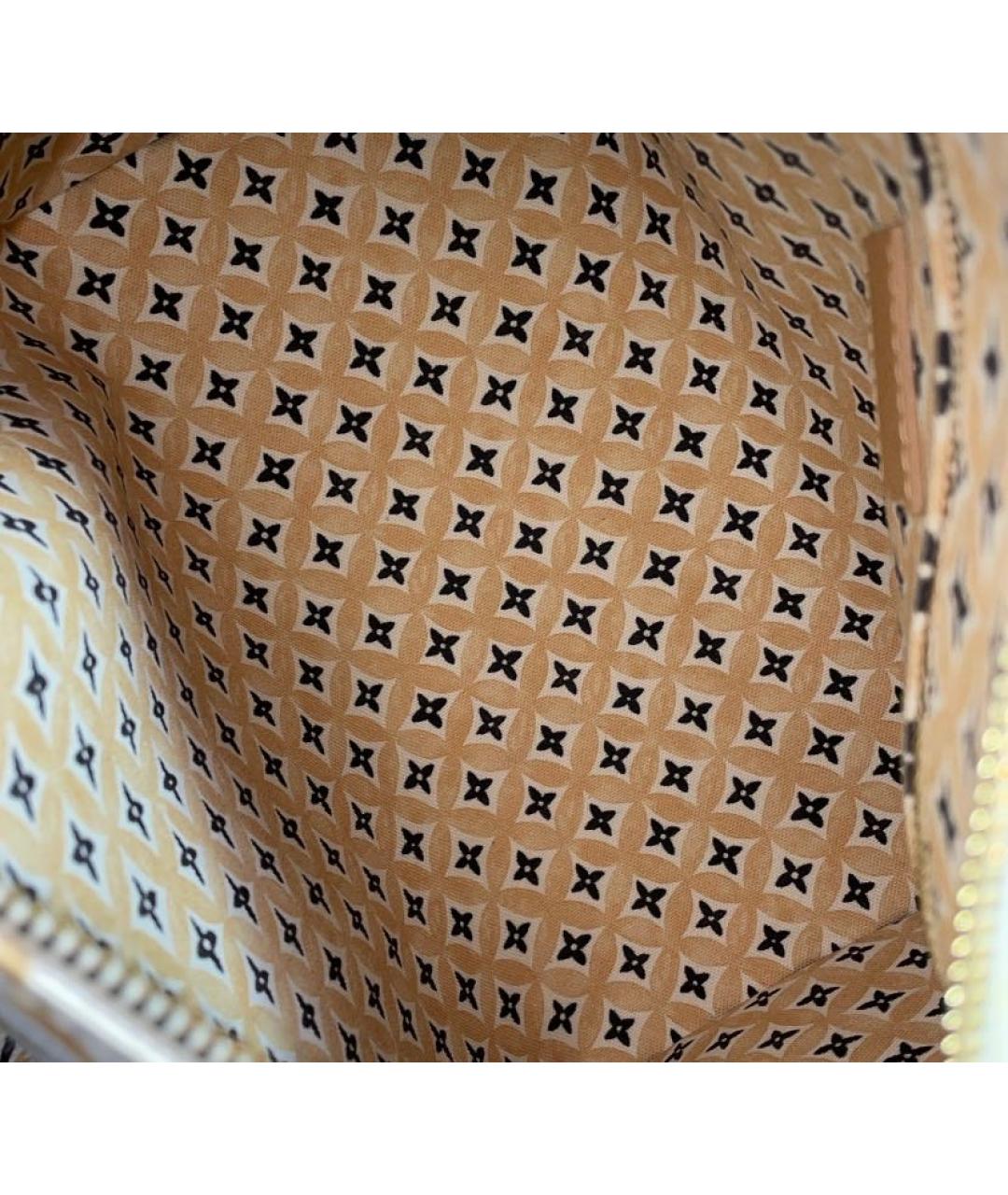 LOUIS VUITTON Белая кожаная сумка с короткими ручками, фото 5