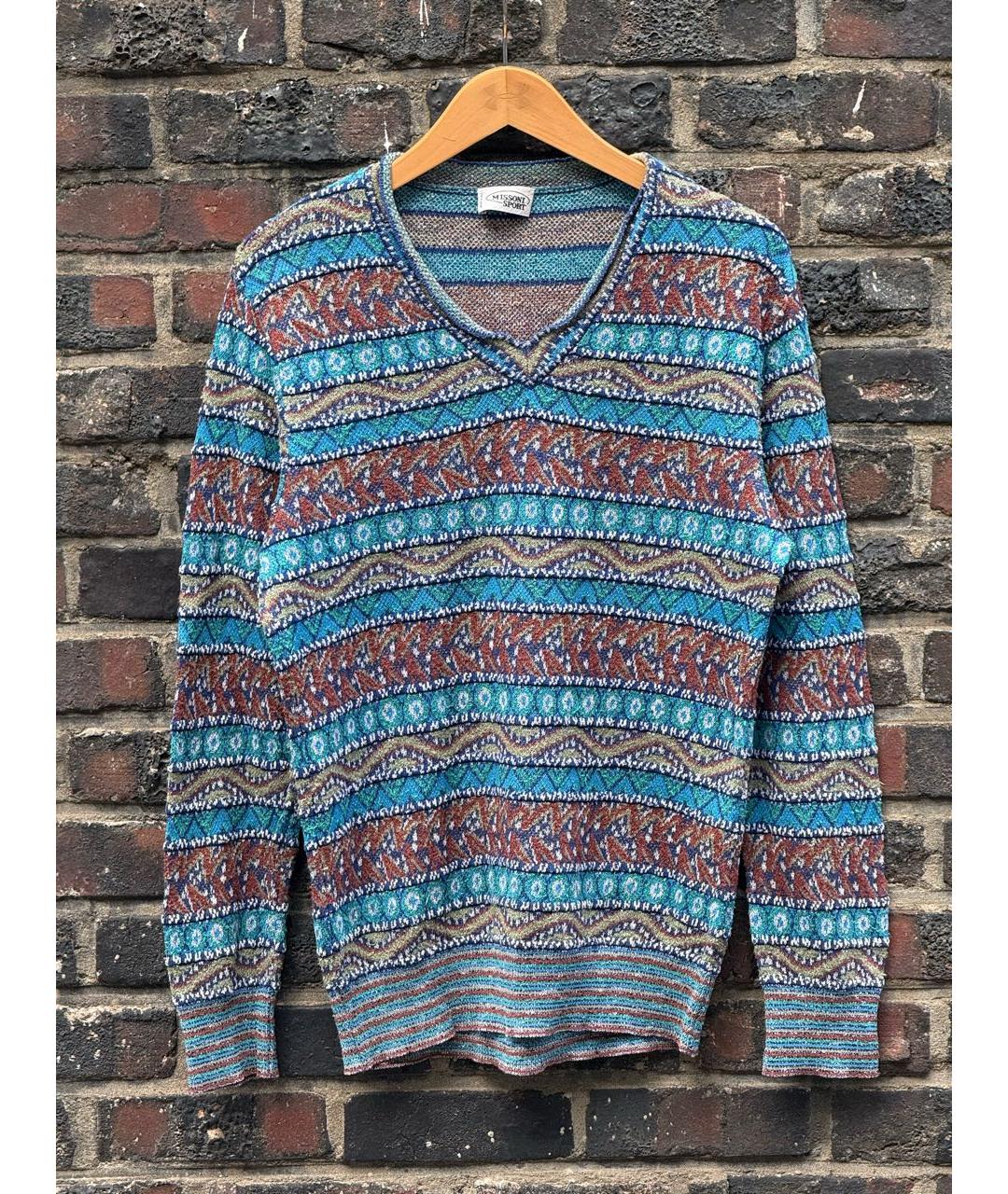 MISSONI Мульти хлопковый джемпер / свитер, фото 9