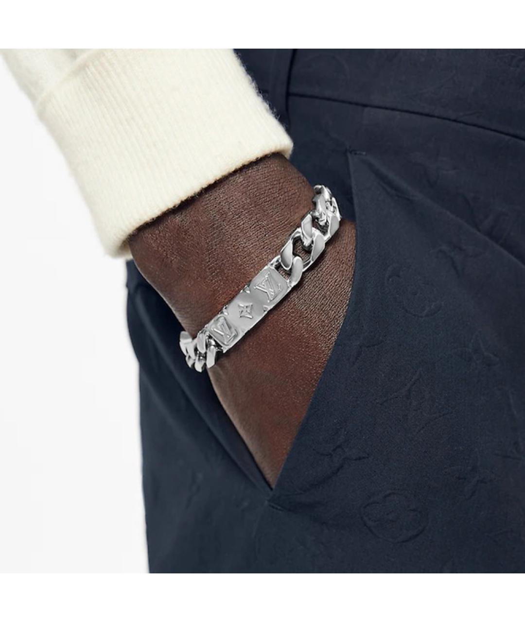 LOUIS VUITTON Серебрянный браслет, фото 5