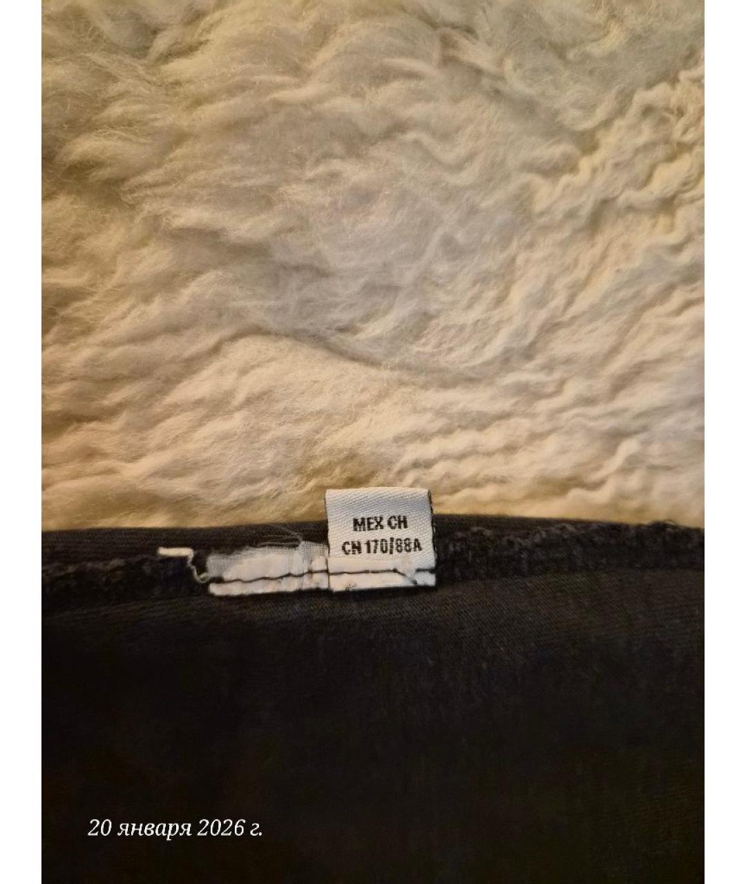 PINKO Черная хлопковая футболка, фото 7