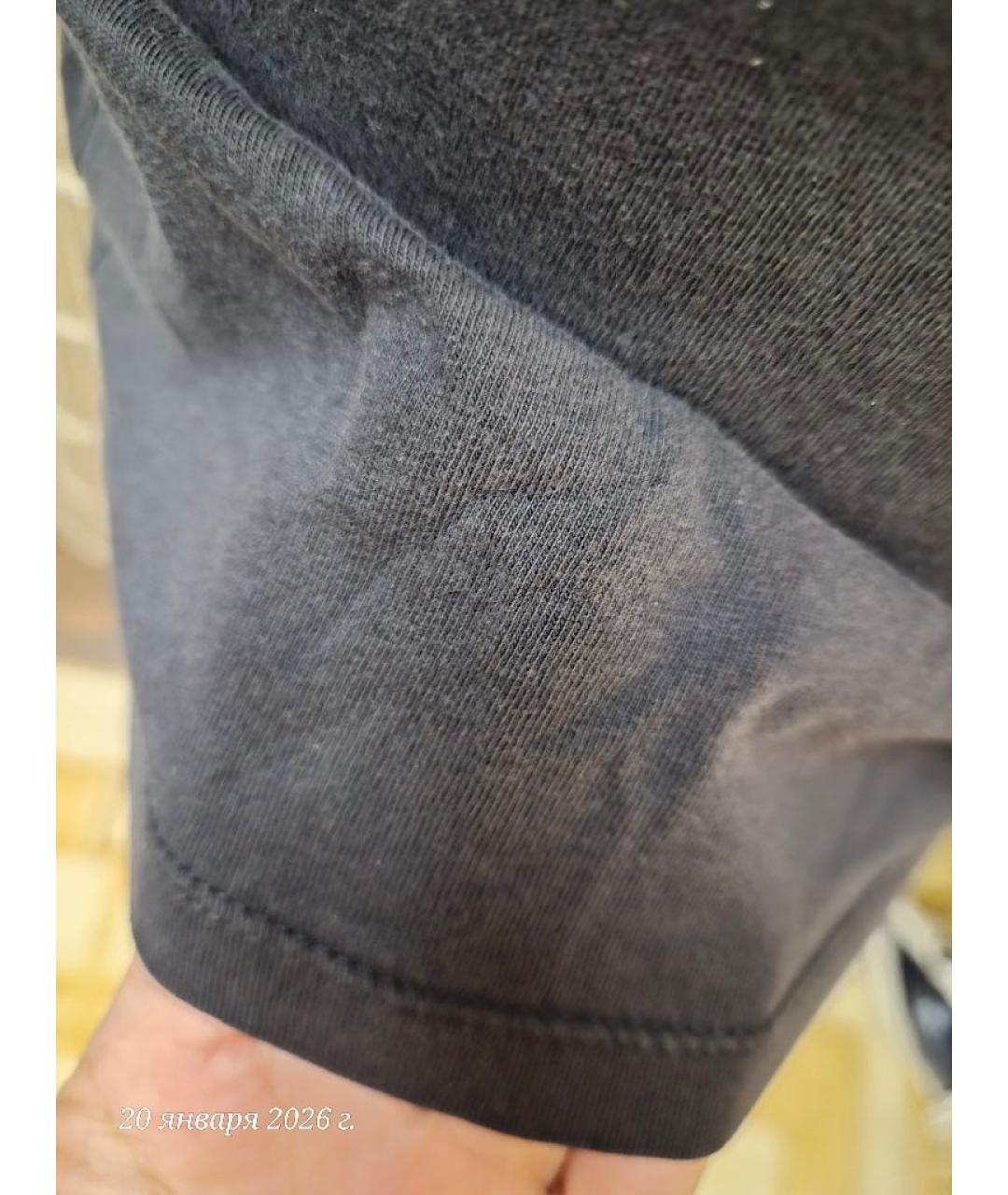 PINKO Черная хлопковая футболка, фото 6