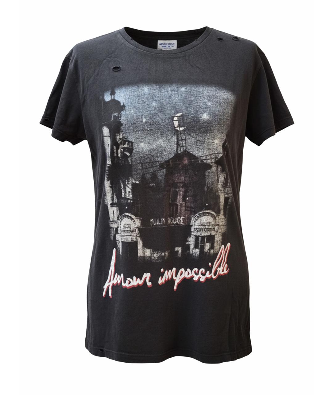 PINKO Черная хлопковая футболка, фото 1