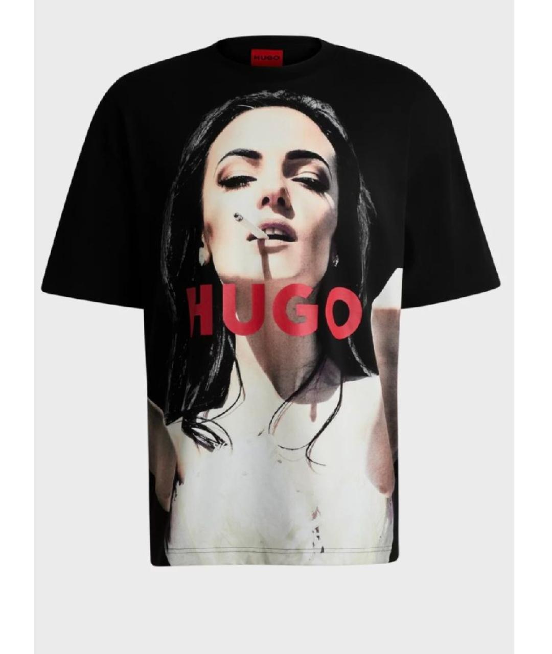 HUGO Мульти хлопковая футболка, фото 3