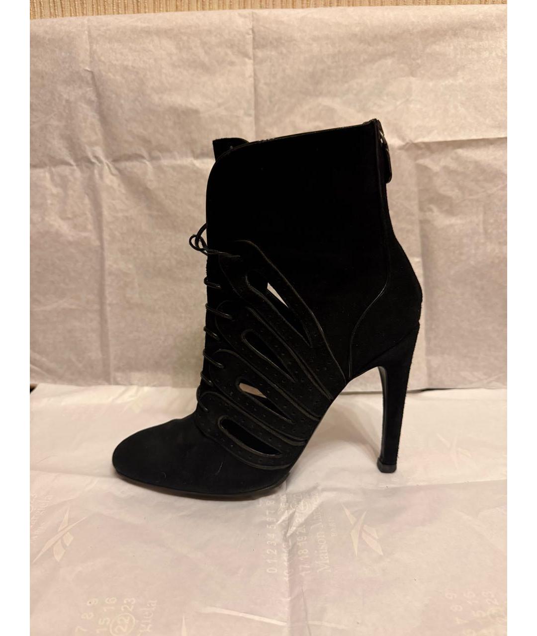 BOTTEGA VENETA Черные замшевые ботильоны, фото 6