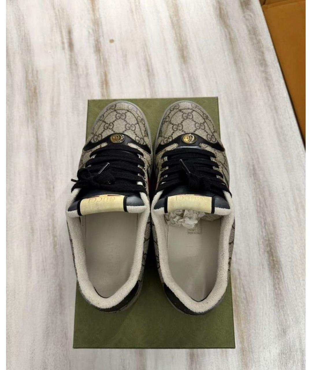 GUCCI Мульти низкие кроссовки / кеды, фото 3