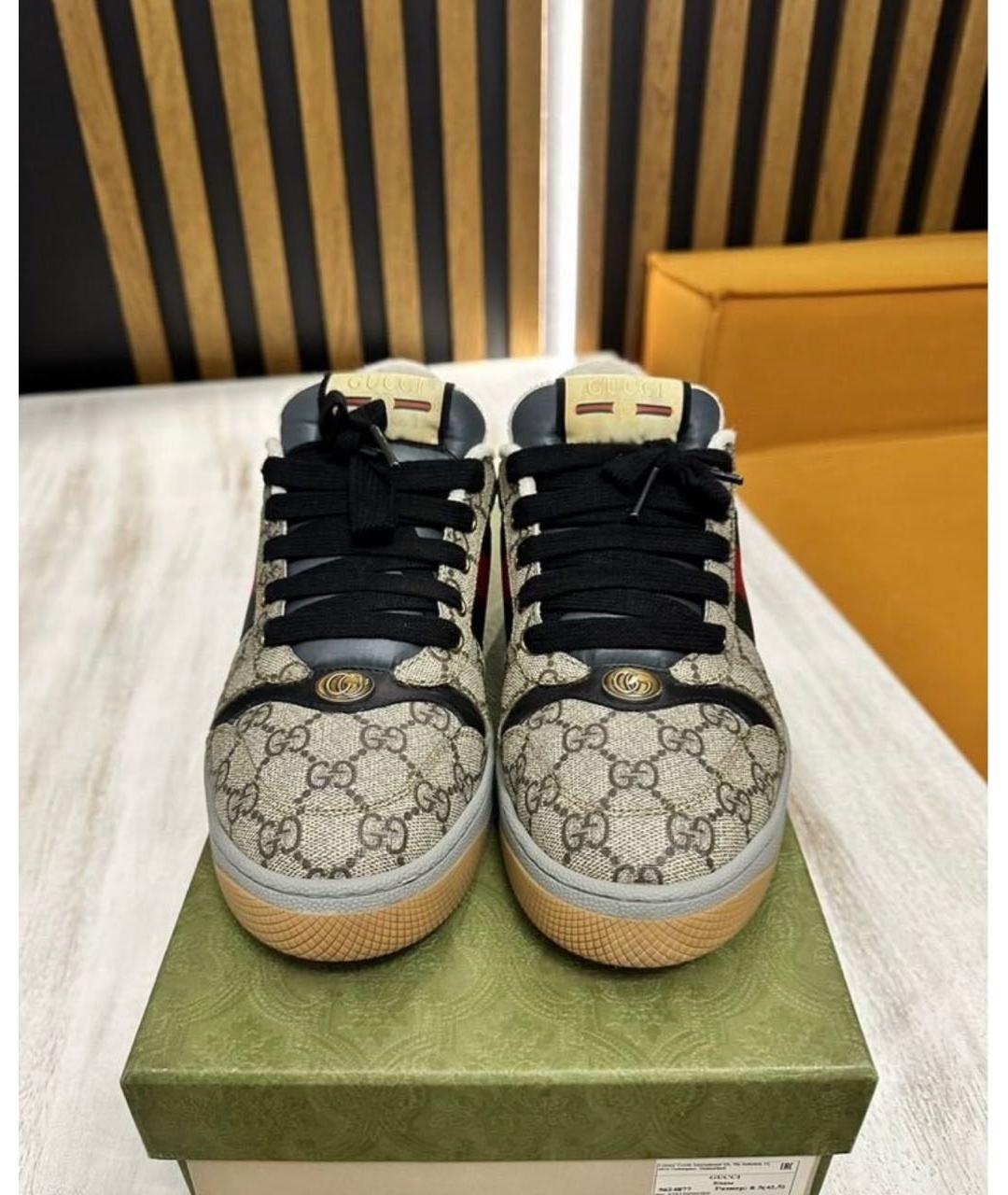 GUCCI Мульти низкие кроссовки / кеды, фото 2