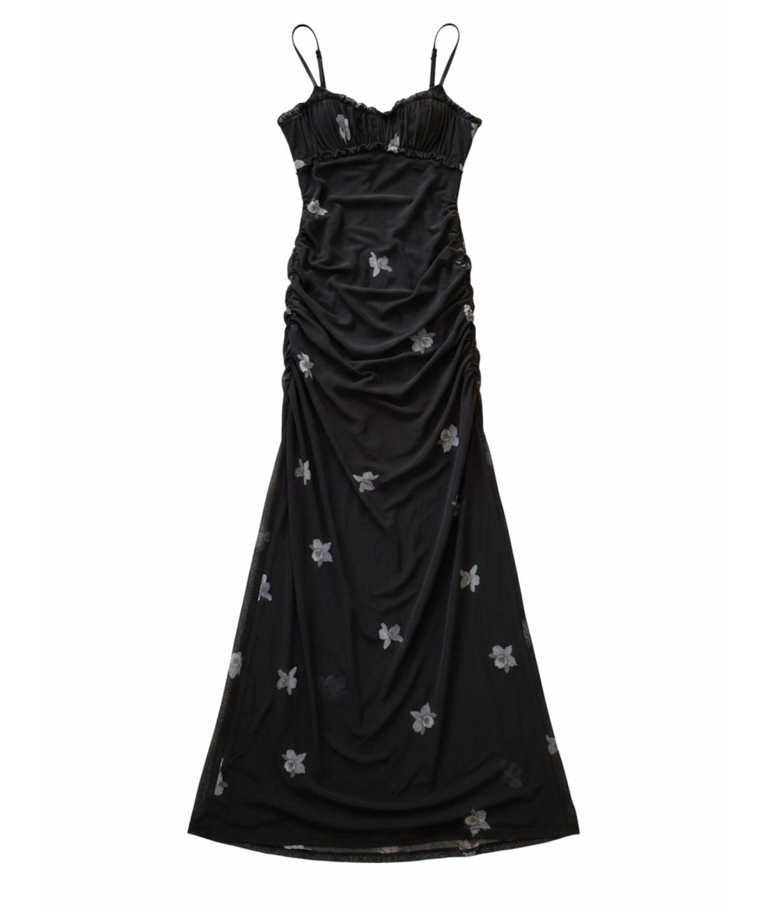 PINKO Черное полиэстеровое коктейльное платье, фото 1