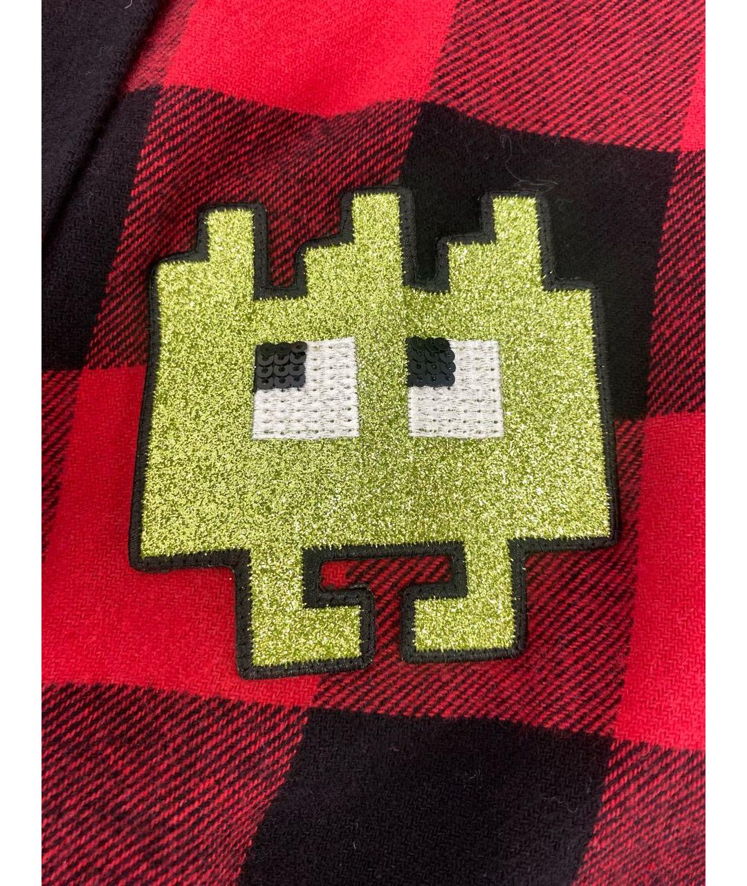 ICEBERG Красное хлопковое повседневное платье, фото 4