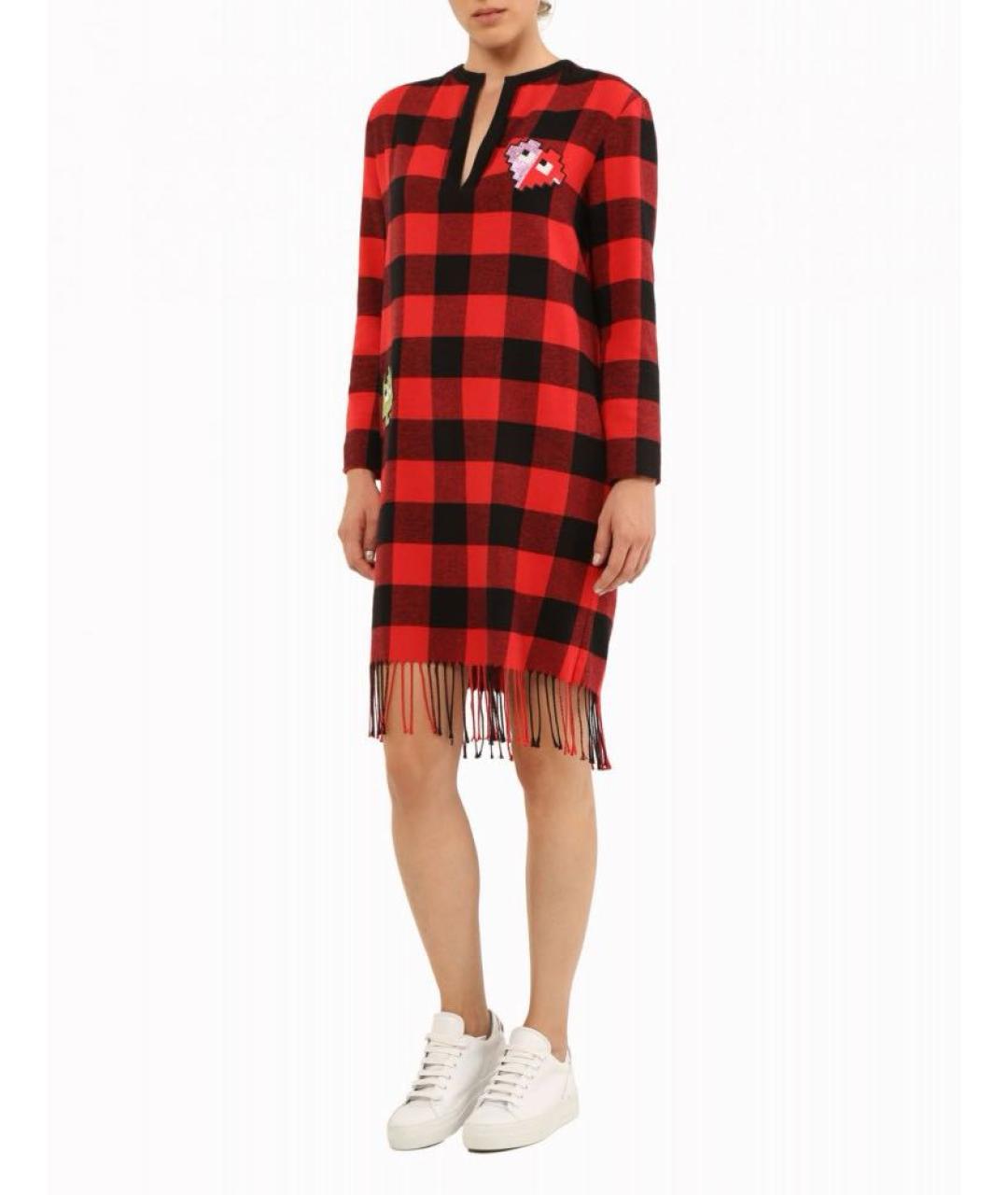 ICEBERG Красное хлопковое повседневное платье, фото 6