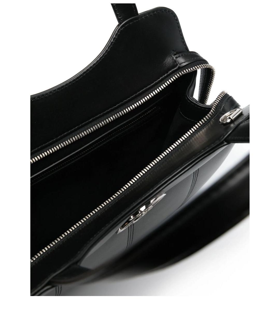 GUCCI Черная кожаная сумка тоут, фото 4