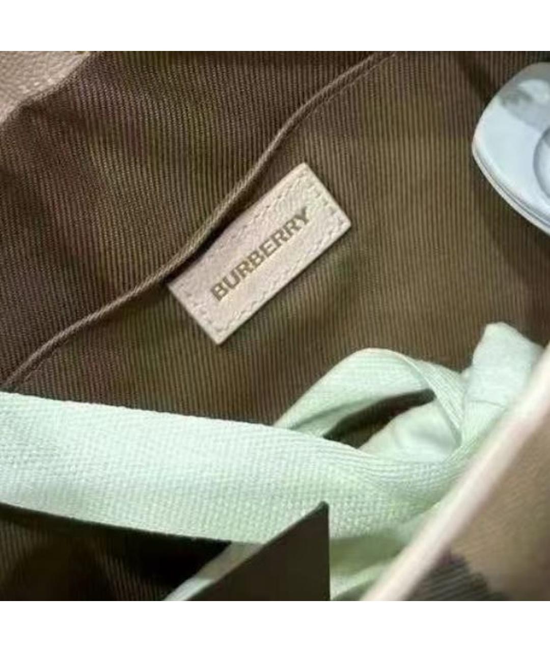 BURBERRY Бежевая сумка через плечо, фото 6