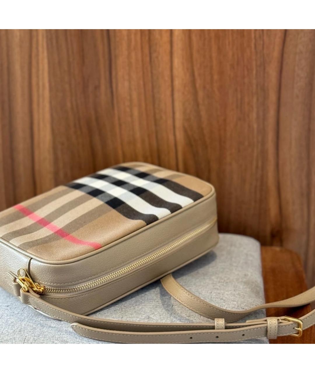 BURBERRY Бежевая сумка через плечо, фото 8