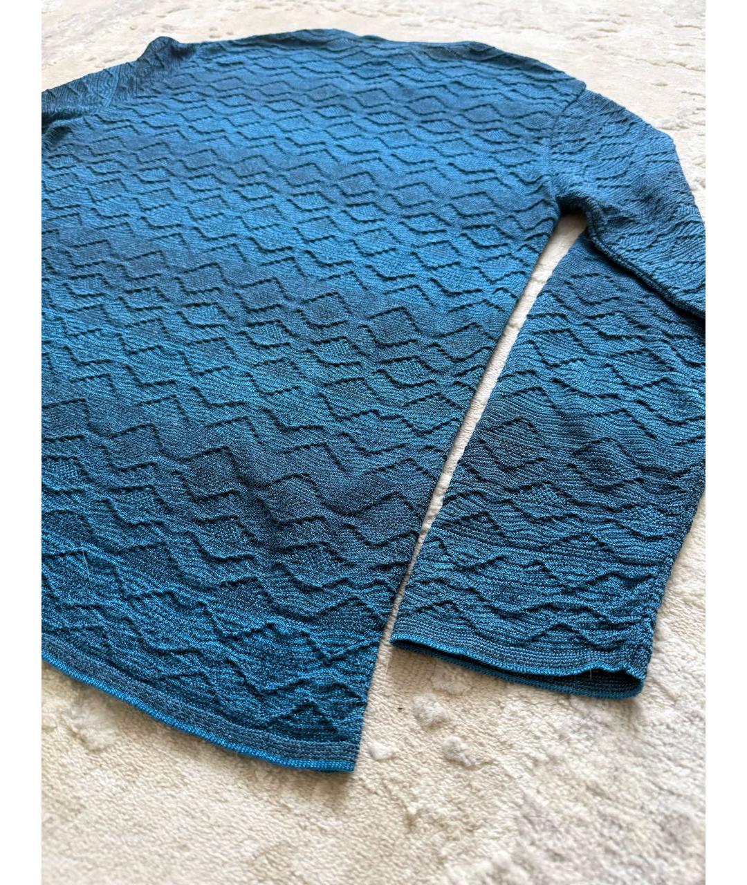 MISSONI Синий джемпер / свитер, фото 8