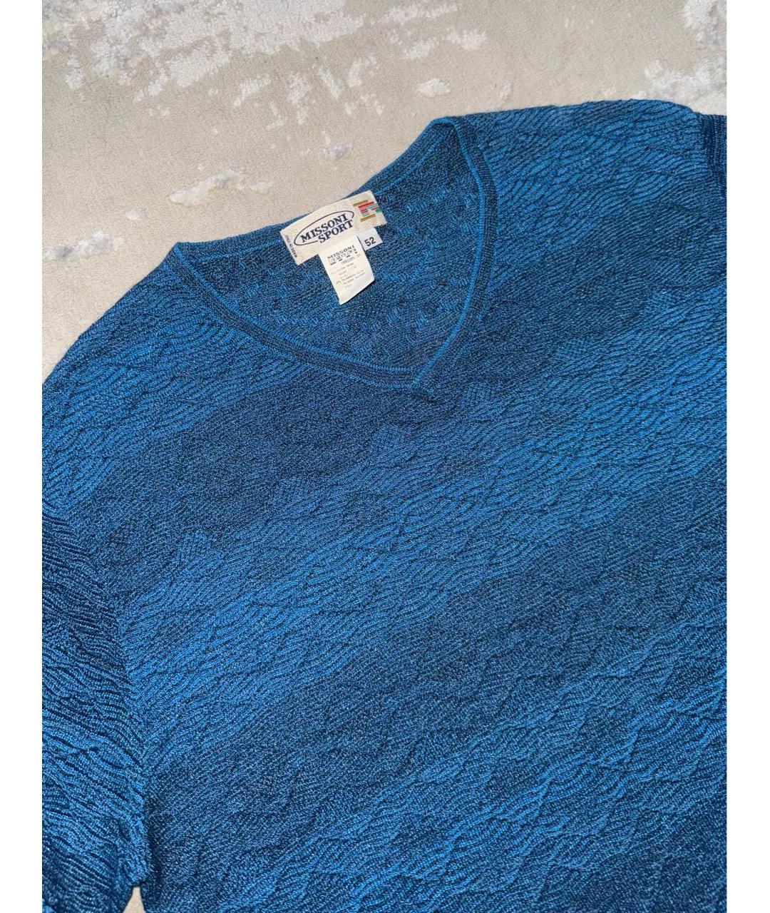 MISSONI Синий джемпер / свитер, фото 3