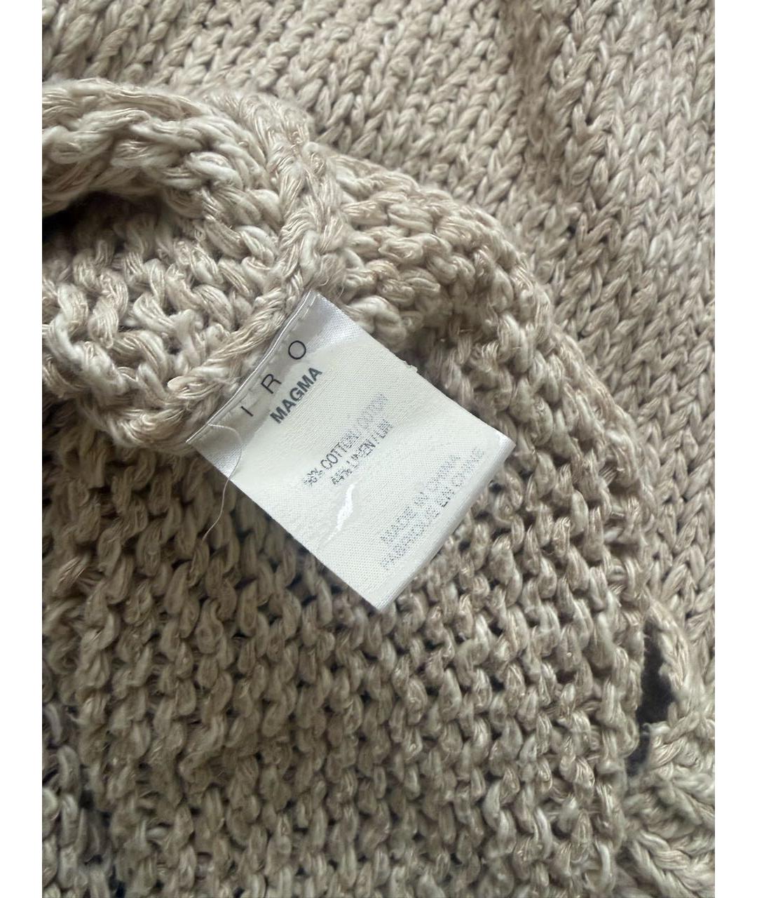 IRO Бежевая хлопковая жилетка, фото 8