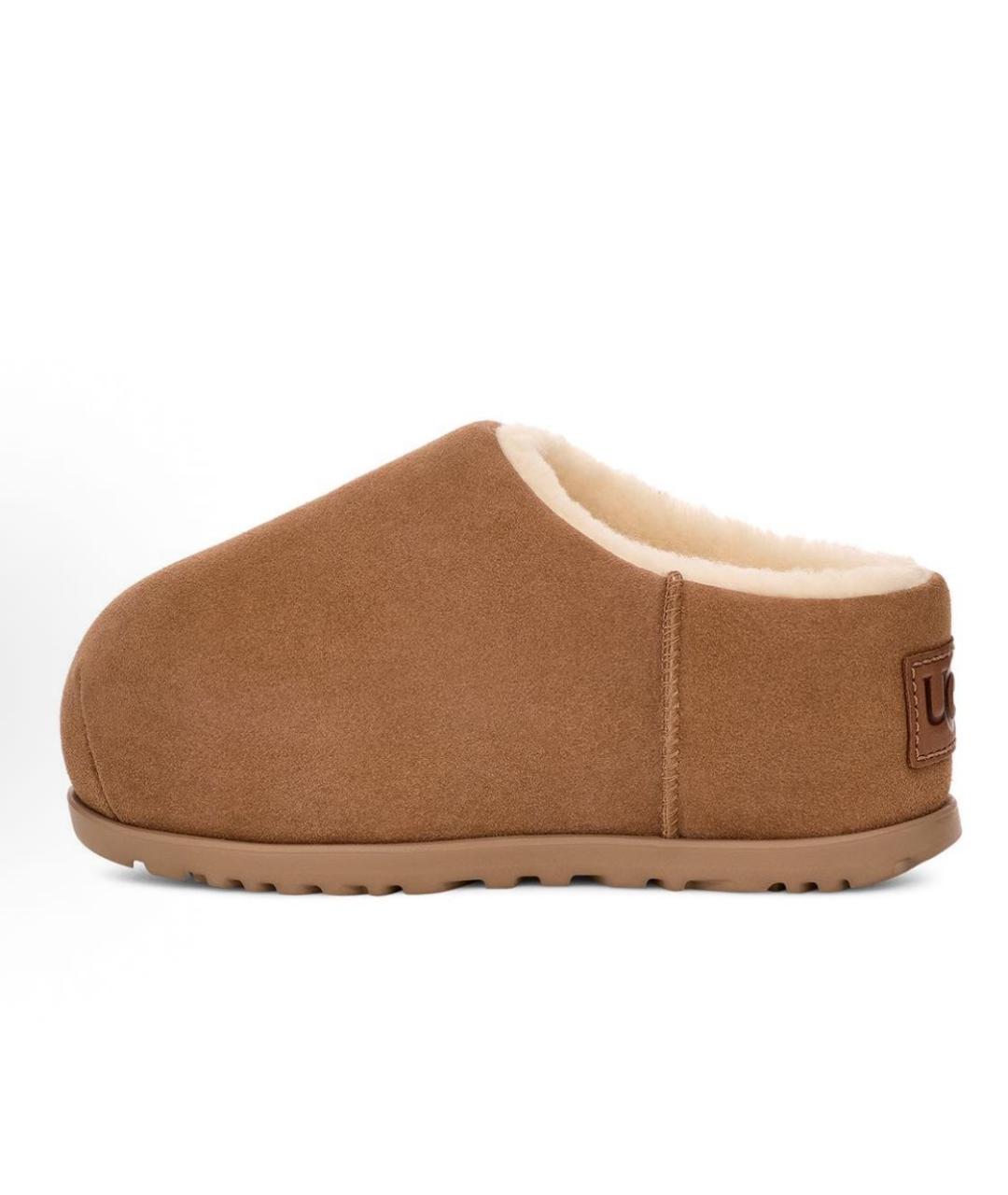 UGG AUSTRALIA Коричневые замшевые сабо, фото 9