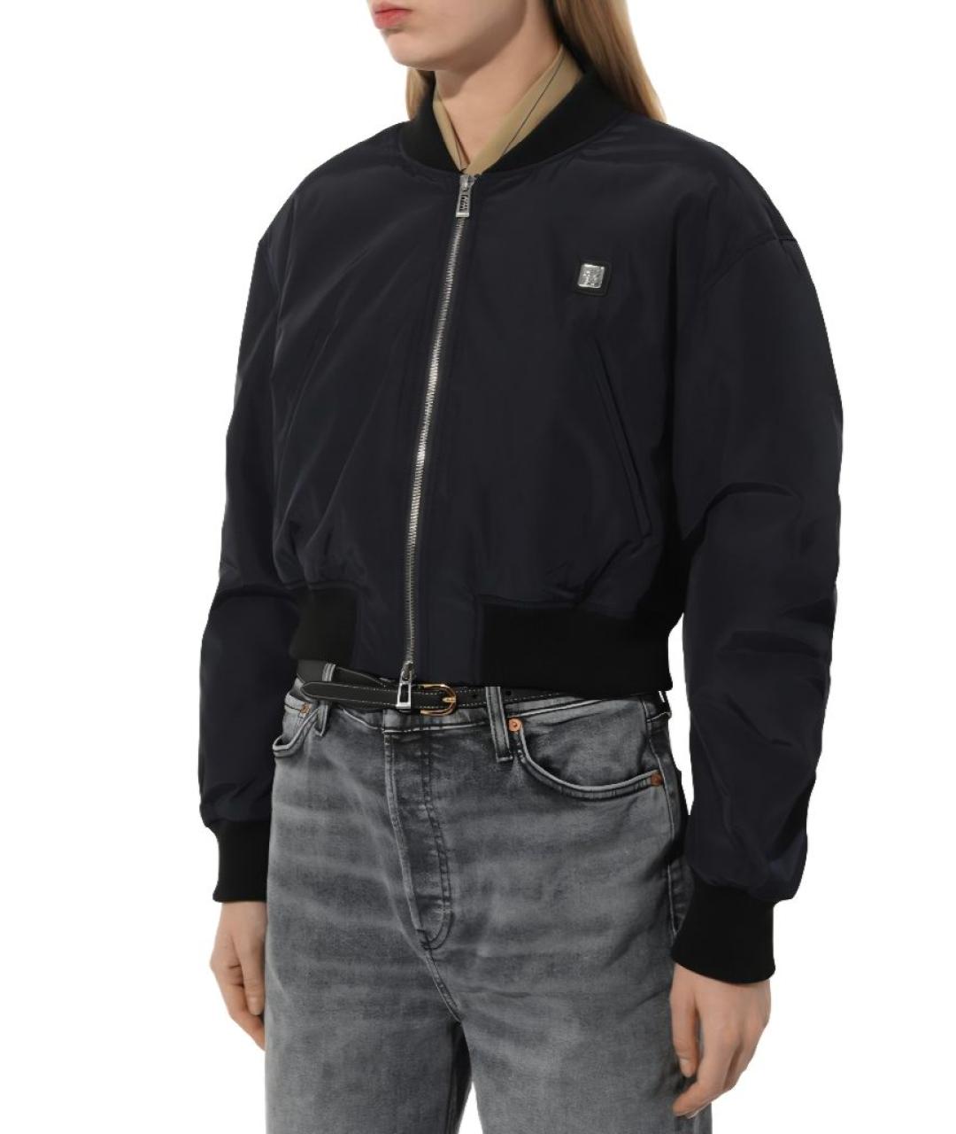 HUGO Темно-синяя полиэстеровая куртка, фото 3