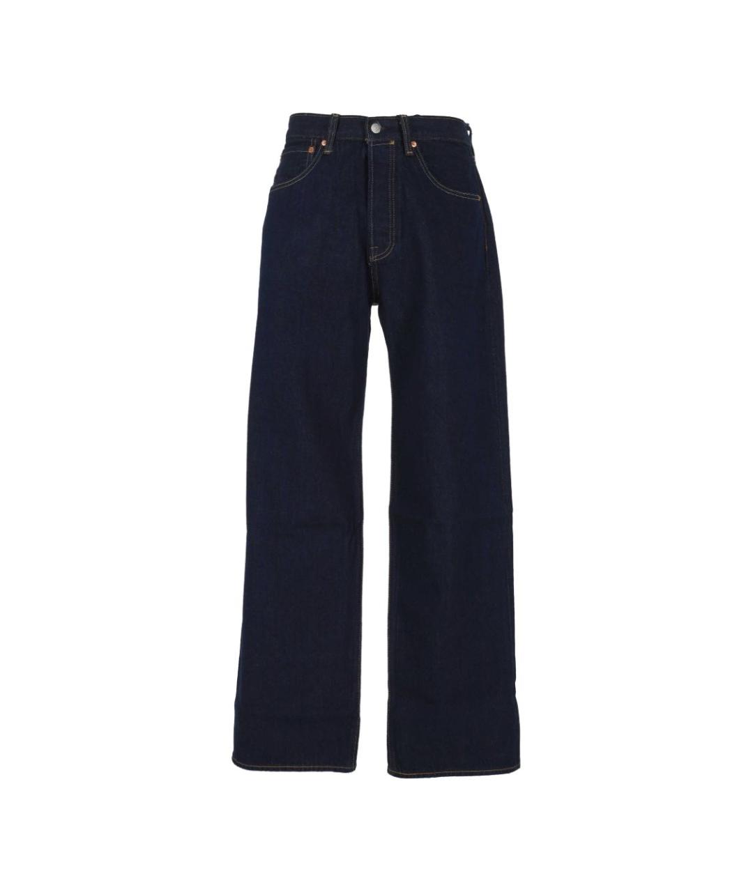 LEVI'S Синие хлопковые прямые джинсы, фото 1