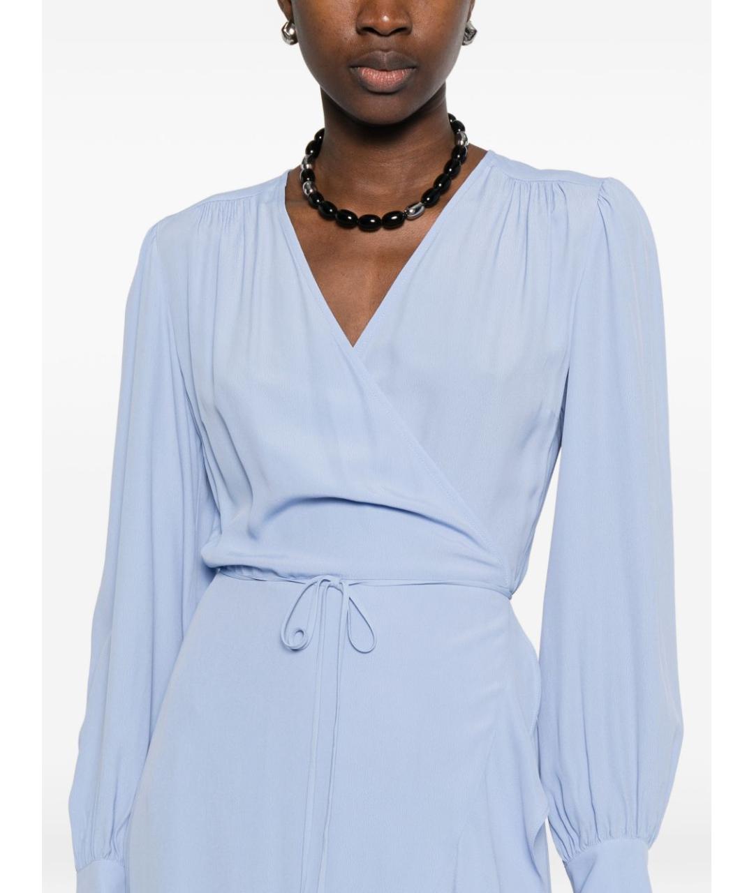 TWIN-SET Синее повседневное платье, фото 2