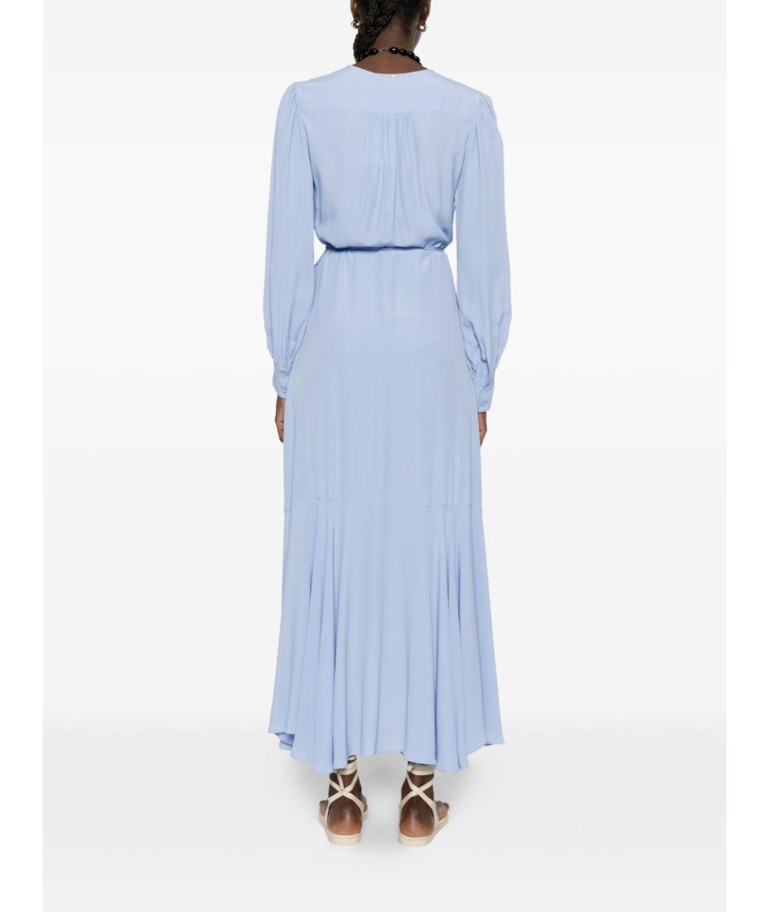 TWIN-SET Синее повседневное платье, фото 4