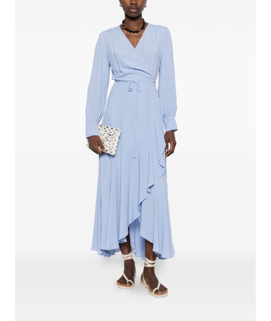 TWIN-SET Синее повседневное платье, фото 5