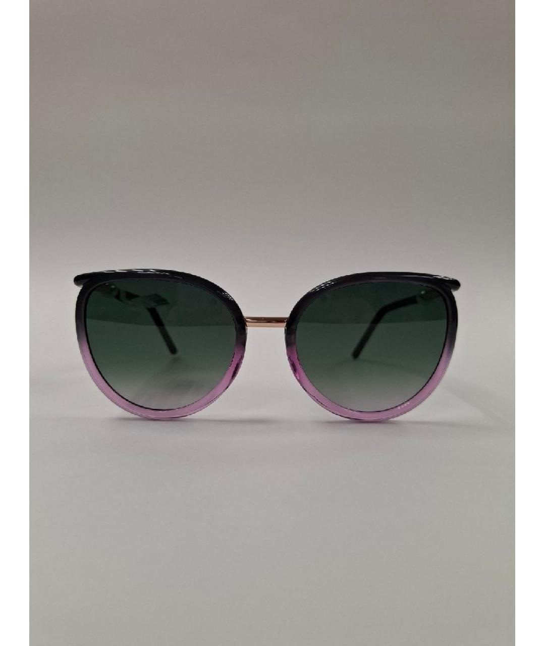 CAROLINA HERRERA Фиолетовые пластиковые солнцезащитные очки, фото 4