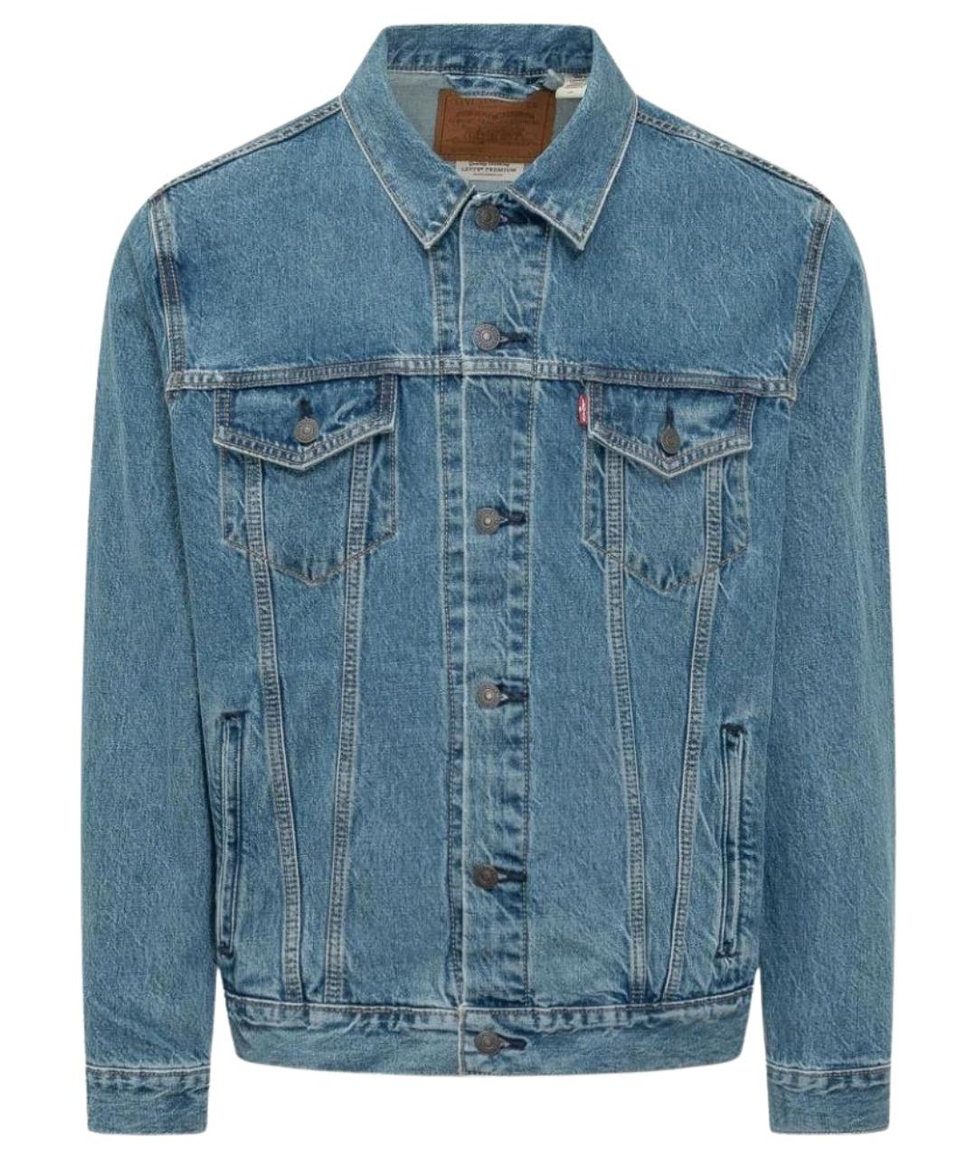 LEVI'S Синяя хлопковая куртка, фото 1