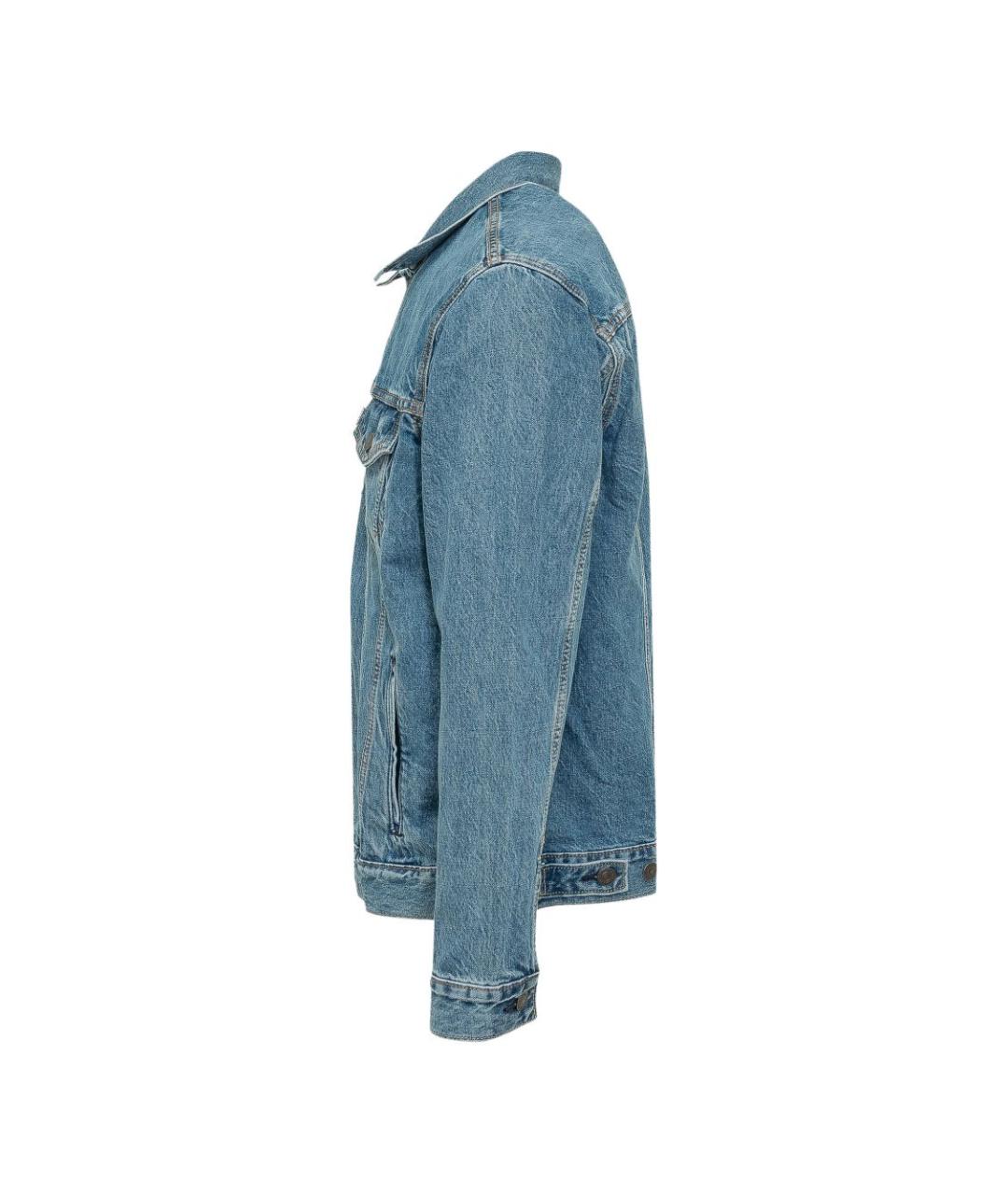 LEVI'S Синяя хлопковая куртка, фото 2